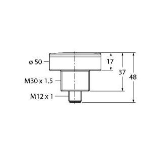 Turck - Kapazitiver Näherungsschalter Bestückungssensor K50CAPT2GRBF2Q Pick-to-Light − 1 Stück