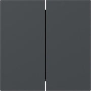 Gira - Abdeckung/Bedienelement für Installationsschalterprogramme Wippe 2f gerade 349528 Anthrazit