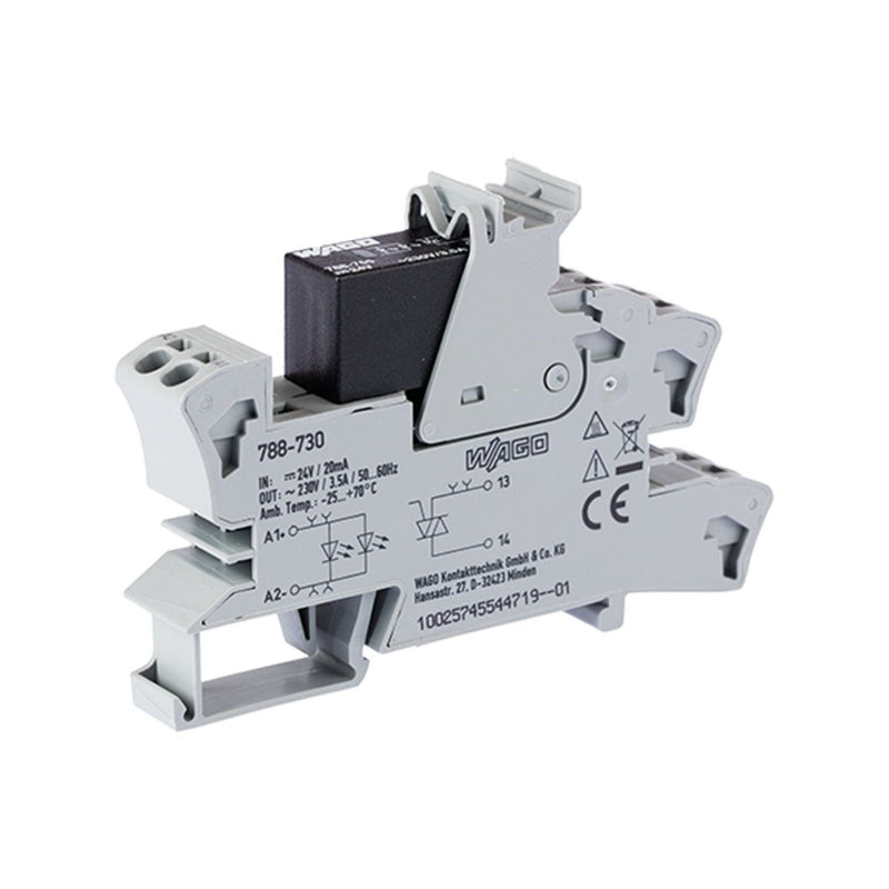 WAGO - Optokoppler Solid-State-Relaismodul 788-730 DC 24 V − 8 Stück