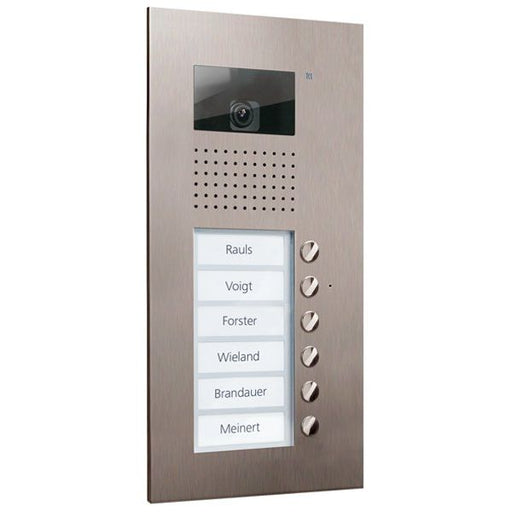 TCS Tür Control - Türstation für Türkommunikation Video color Außenstation V AVU14060-0030 PUK 6 Tasten 1-spalt