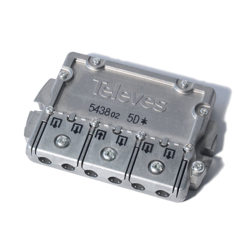 Televes - Abzweiger und Verteiler Easy-F-Verteiler 5f. EFV 5 11dB, 5-2400Mhz