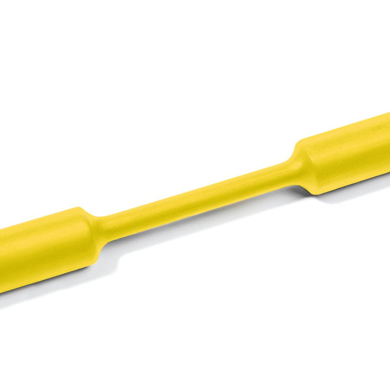 HellermannTyton - Schrumpfschlauch Warmschrumpfschlauch TF21-50,8/25,4-YE gelb, 2 zu 1 − 120 Meter