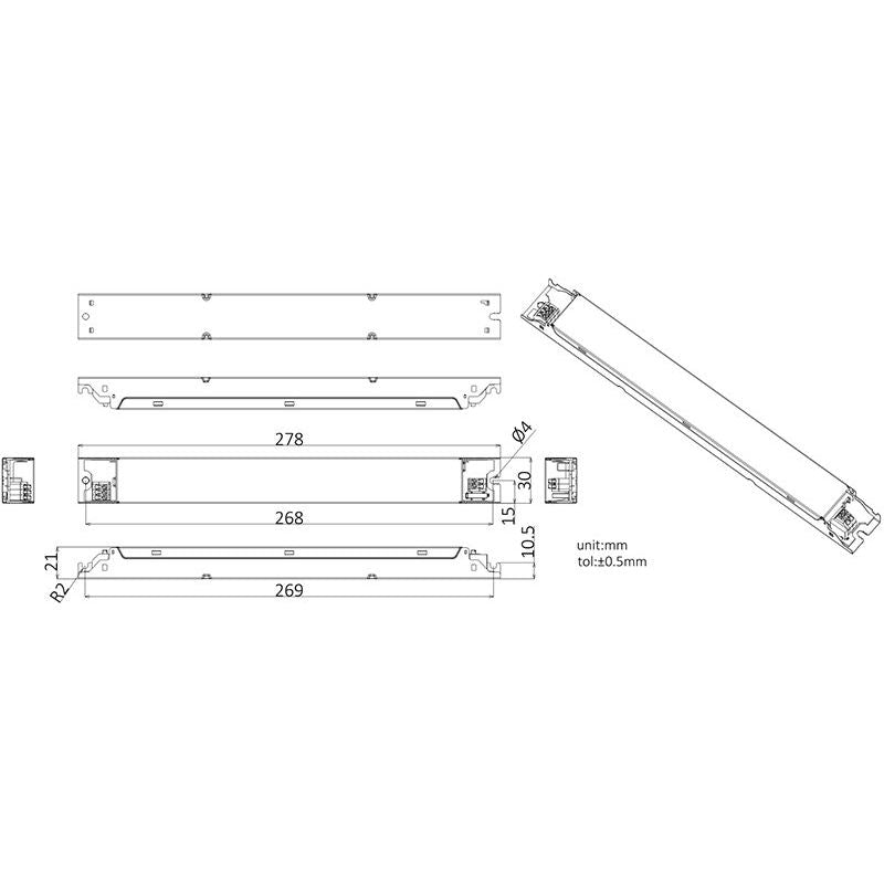 Houben - LED-Betriebsgerät LED-Treiber CUPOID LCCB 100 250-700mA