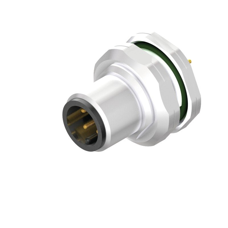 Weidmüller - Rundsteckverbinder, Einbau (PCB) Stecker SAIEM12S8H12TLPG9 M12 − 10 Stück