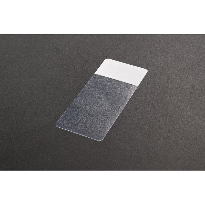 HellermannTyton - Kabelmarkierungssystem Etiketten selbstlamin. 596-03897(1500) weiß/transparent − 1500 Stück