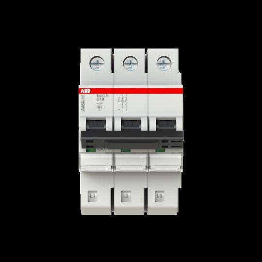 ABB Stotz S&J - Leitungsschutzschalter S403E-C10 10A C 3p