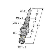Turck - Magnetischer Näherungsschalter Magnetfeldsensor NIMFE-M12 #1600608