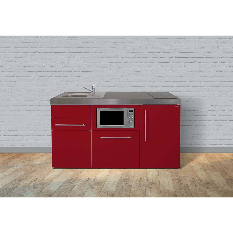 Stengel - Mini-Küche Miniküche Premiumline MPGSMBR160KSGSGKFrBl Bordeauxrot