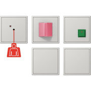 Jung - Behindertenelement für Installationsschalterprogramme Notrufset NRS LS 0834-2 LG