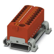Phoenix Contact - Durchgangs-Reihenklemme Verteilerblock PTFIX10/18X4-NS35ARD − 8 Stück