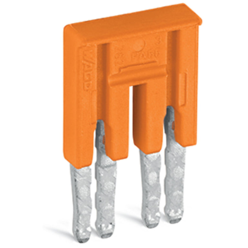 WAGO - Querverbinder/Brücker für Reihenklemme Querbrücker 282-432 orange, isol. 2-fach