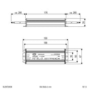 EVN Lichttechnik - LED-Betriebsgerät LED-Netzgerät 24V SLD6724036 dimmbar 15-36W