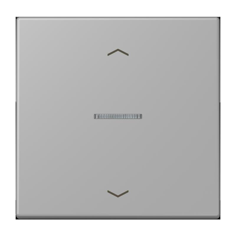Jung - Abdeckung/Bedienelement für Installationsschalterprogramme Wippe mit Lichtleiter LC 101 KO5P 204 gris moyen