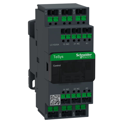 Schneider Electric - Leistungsschütz zum Schalten von Wechselstrom Schütz 3P 25A LC1D25AD7 Ac3 42V Ac Snapin