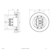 EVN Lichttechnik - Decken-/Wandleuchte LED Wandeinbauleuchte LR01802A 230V 3000K IP44 anth
