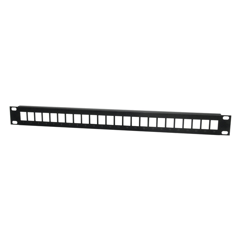 Televes - Patchpanel Kupfer 19" Frontblende UFB24RJ 1U 24 RJ45