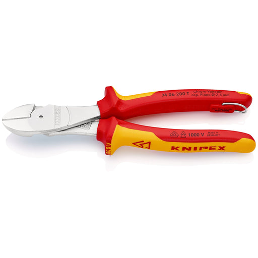 Knipex - Seitenschneider VDE Kraft-Seitenschneider 74 06 200 T 200mm