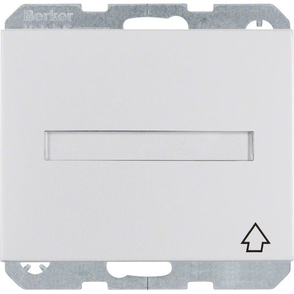 Berker - Steckdose SCHUKO-Steckdose alu 47527203 Deckel/Beschriftung