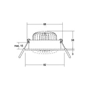 Brumberg Leuchten - Downlight/Strahler/Flutlicht LED-Einbaustrahler 230V 41477183
