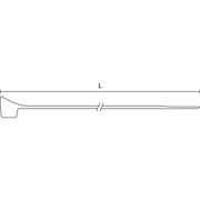 HellermannTyton - Kabelbinder CTT60R PA66 NA 100 205x4,7mm − 100 Stück