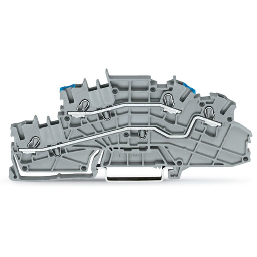 WAGO - Installations-Etagenklemme Installationsetagenklemme 2003-6649 4mm² grau N/L − 50 Stück