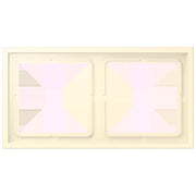 Jung - Abdeckrahmen Rahmen 2-fach LCZ 982 BF 201 blanc