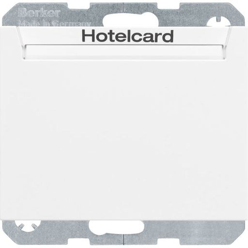 Berker - Taster Relais-Schalter Hotelcard 16417119 polarweiß glänzend