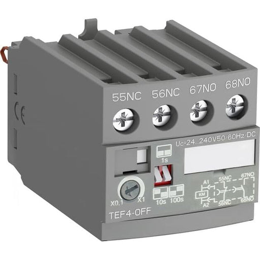ABB Stotz S&J - Zeitblock Elektronisches Zeitrelais TEF4-OFF für AF09 - AF96