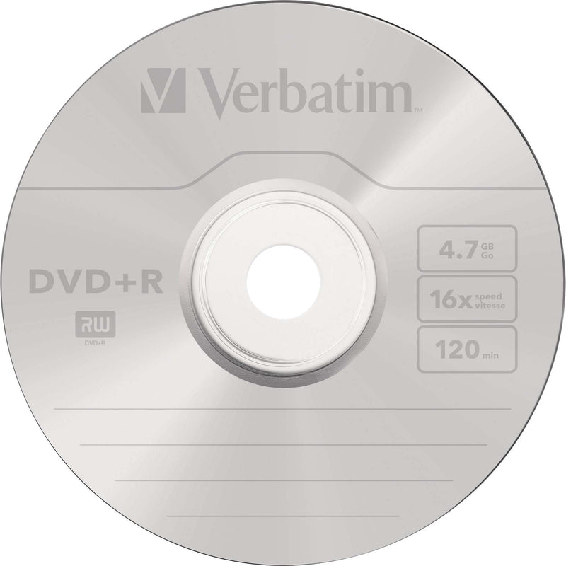 Verbatim - Speichermedium digital DVD+R 4.7GB/120Min/16x 43550 (VE50) Cakebox (50 Disc)