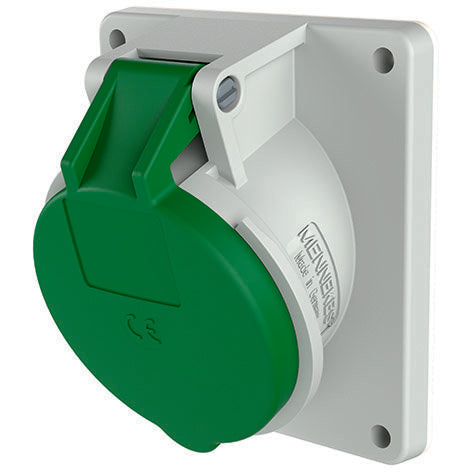Mennekes - CEE-Anbausteckdose (IEC 60309) Anbaudose TA 3193 32A,5p,2h,>50V,IP44
