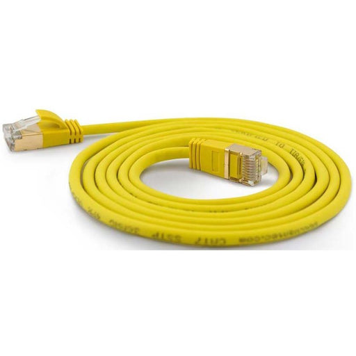 Wantec - Patchkabel Kupfer SSTP-Patchkabel Cat.6A ge 7169 ge 0,1m 0,1m Steck. 4mm