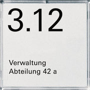 Gira - Bezeichnungsmaterial für Installationsschalterprogramme Orientierungsschild 1f.rws 107100 Event-E2