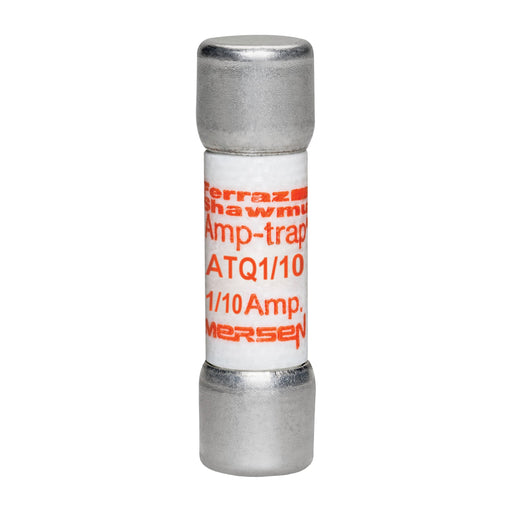 Mersen - Zylindrische Sicherung Sicherungseinsatz Midget ATQ1/10 ATQ 10x38 0,1A T − 10 Stück