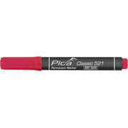 Pica-Marker - Markierungsstift Permanent Marker 521/40 rot, 2-6mm
