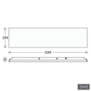 LTS Licht&Leuchten - Decken-/Wandleuchte LED-Einlegeleuchte PLL5912030401/DALI 51W 4000K 4439 lm