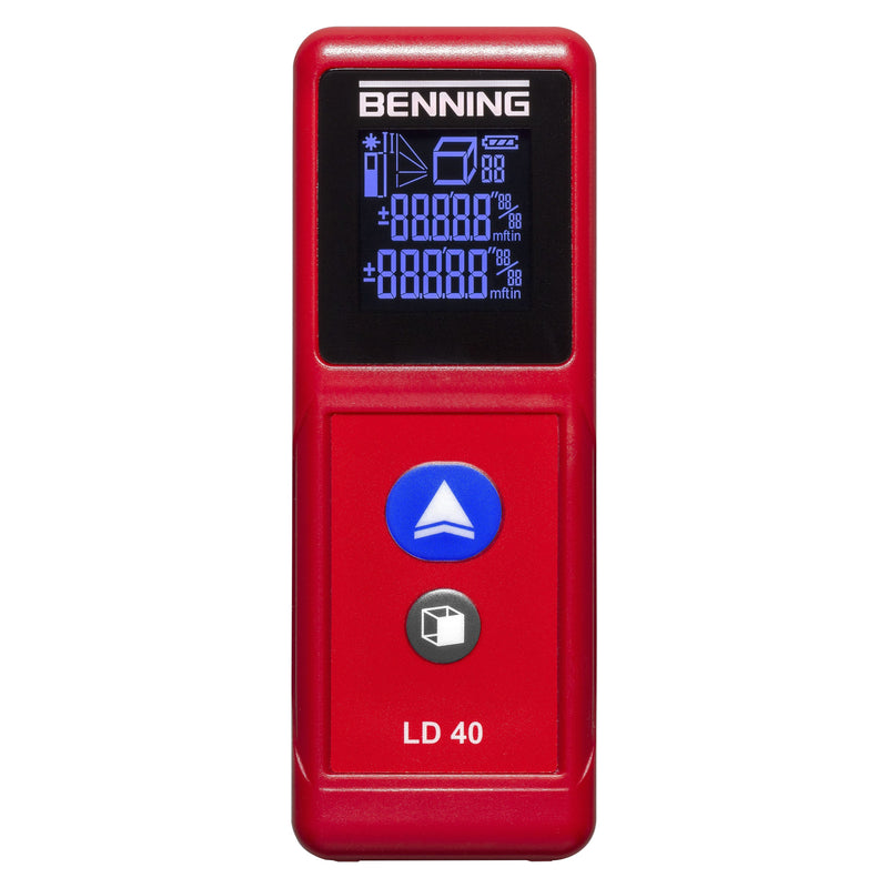 Benning - Messlaser Laser-Entfernungsmessgerät LD 40 40m Reichweite