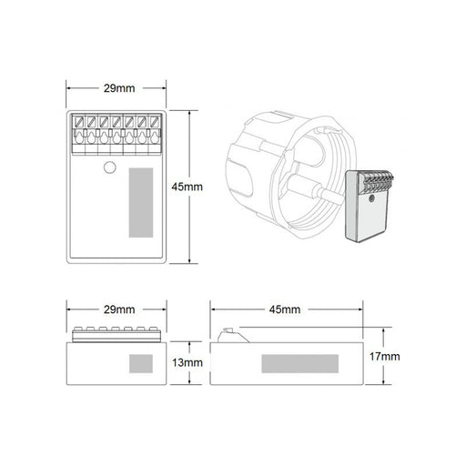 Dotlux - Elektrisches Zubehör/Ersatzteile für Leuchten CASAMBI Tasteninterface 5455