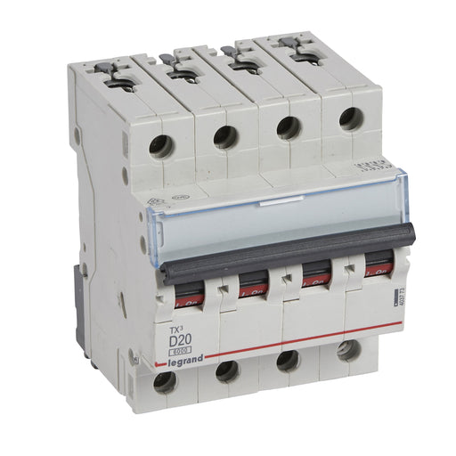 Legrand - Leitungsschutzschalter Legrand 403773 D20A 4-polig 6kA