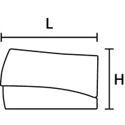 HellermannTyton - Steckklemme HECL-2/1-PA-WH-100ST − 500 Stück