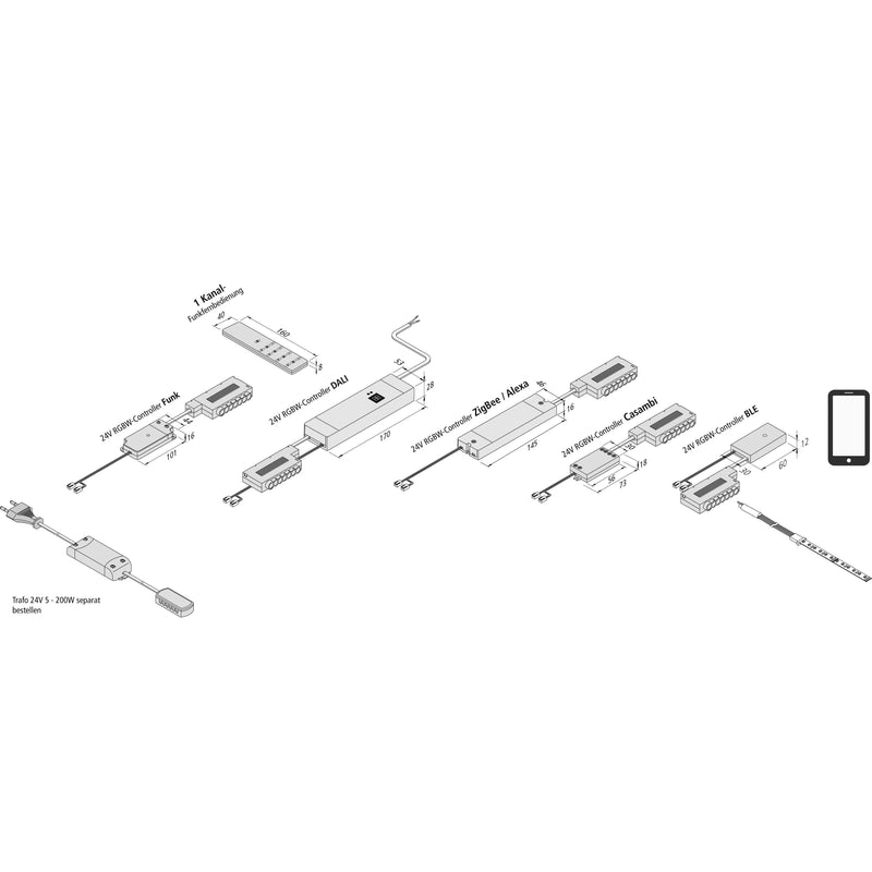 Hera - Dimmer Anbau-Dimmer 1-10V 50618040101