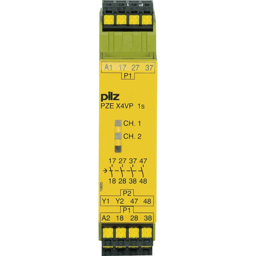 Pilz - Gerät zur Überwachung von sicherheitsgerichteten Stromkreisen Kontakterweiterungsblock PZE X4VP C 1 #787581 24VDC 4n/o fix