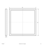 EVN Lichttechnik - Decken-/Wandleuchte LED-Deckenanbaupanel EPDU820125