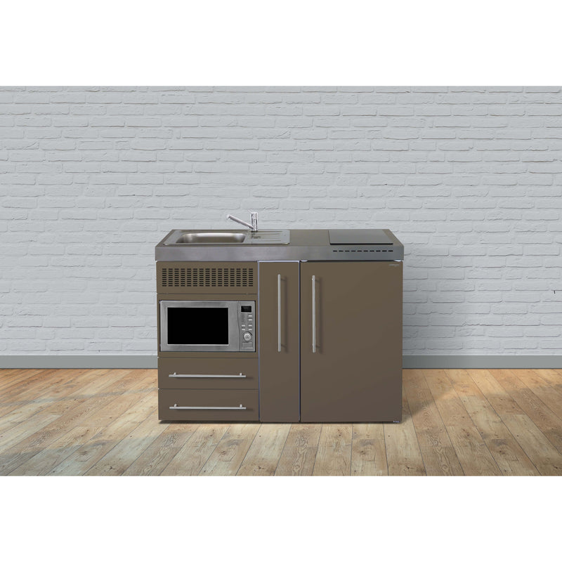 Stengel - Mini-Küche Miniküche Premiumline MPMMM120AKSMWIKFreBl Mokka metallic