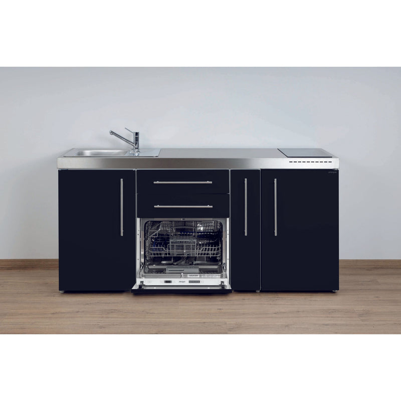 Stengel - Mini-Küche Miniküche Premiumline MPGSSM180AKSGSIKFrBl Schwarz matt