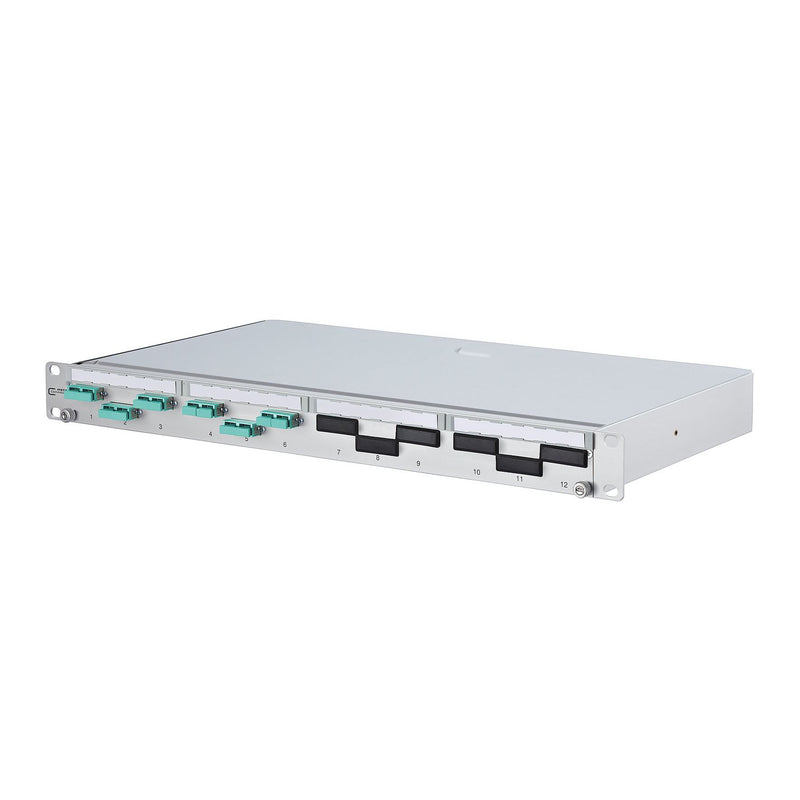 Metz Connect - Patchpanel LWL LWL-Patchfeld OpDAT PA 150225BA06-E 6xSC-D OM3 bestückt