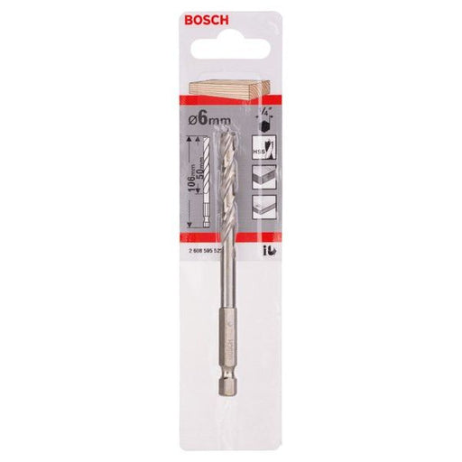 Bosch - Bohrer Holzspiralbohrer mit 2608595522 1/4-Zoll