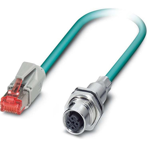 Phoenix Contact - Patchkabel Kupfer Industrie Patchkabel CAT5e 1m VS-M12FSBPS 1m SPEEDCON auf RJ45