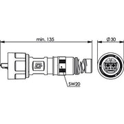 Telegärtner - LWL-Steckverbinder STX V1 LC-D Steckerset 100007570 SM