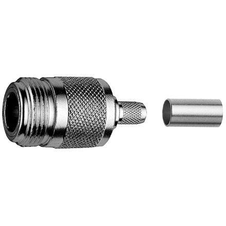 Telegärtner - Koax-Steckverbinder N-Kabelbuchse cr 50Ohm TA 100024096 G5(RG223/U),RG142B/U