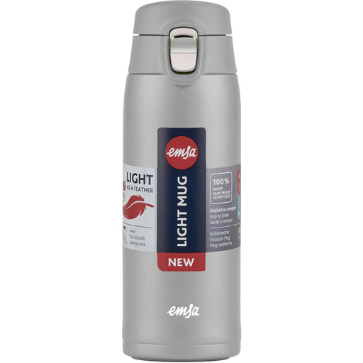 Emsa - Zubehör/Ersatzteile für Kleingeräte Isolierbecher TRAVEL MUG light gr 0,4l light grey